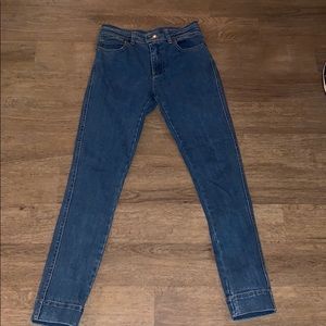 Louis Vuitton High Waisted Skinny Jeans Sz 24
